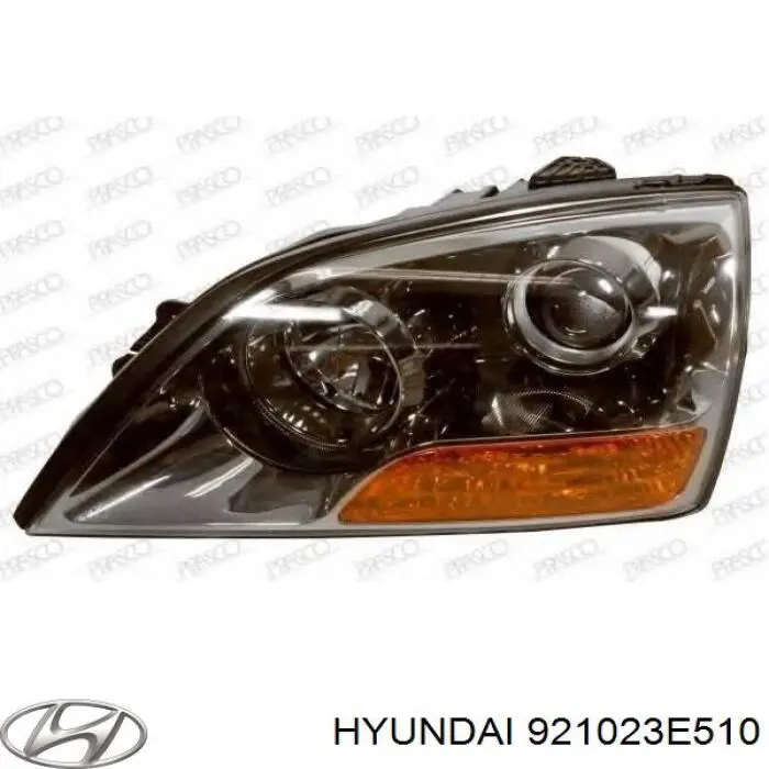 Reflektor prawy Hyundai/Kia 921023E510 cena, od 74,53 USD
