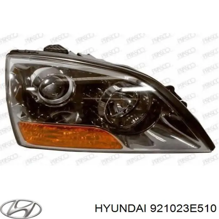 Do koszyka 921023E510 Hyundai/Kia Reflektor prawy