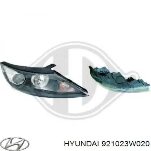 921023W020 Hyundai/Kia Reflektor prawy