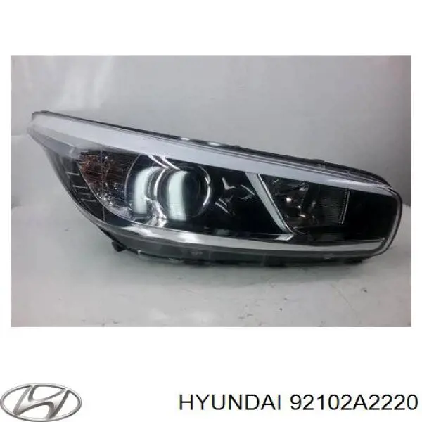 92102A2220 Hyundai/Kia Reflektor prawy