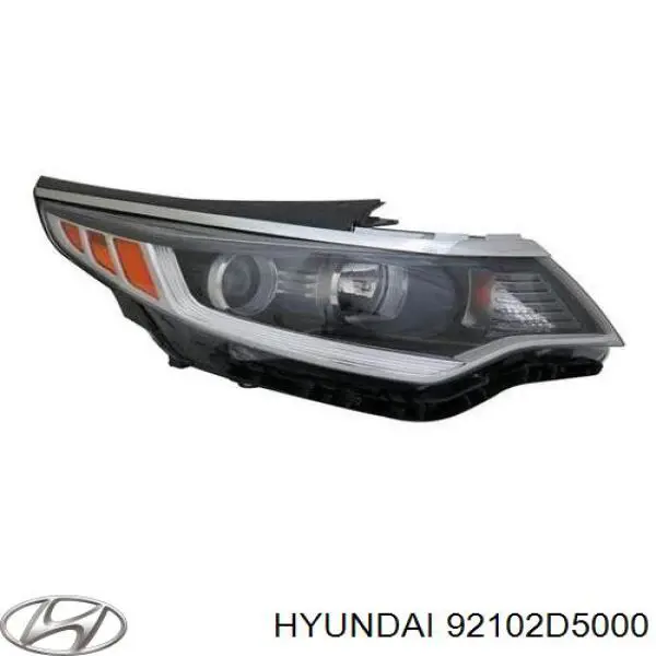 92102D5000 Hyundai/Kia Reflektor prawy