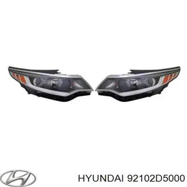 Reflektor prawy Hyundai/Kia 92102D5000 cena, od 157,66 USD