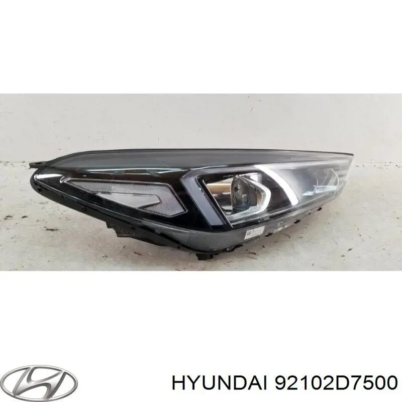 92102D7500 Hyundai/Kia Reflektor prawy