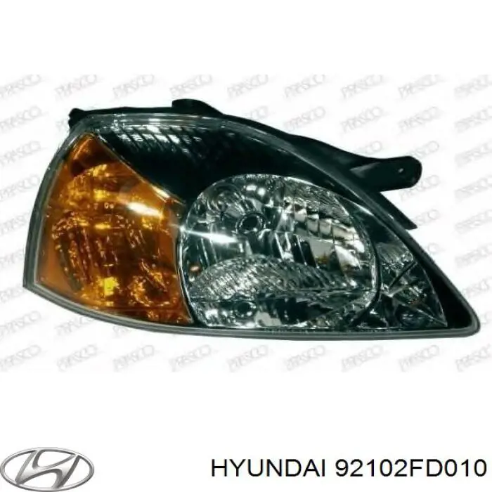 Reflektor prawy do KIA Rio I DC