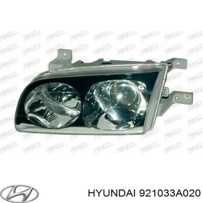 Reflektor lewy Hyundai/Kia 921013AXXX cena, od 76,15 USD