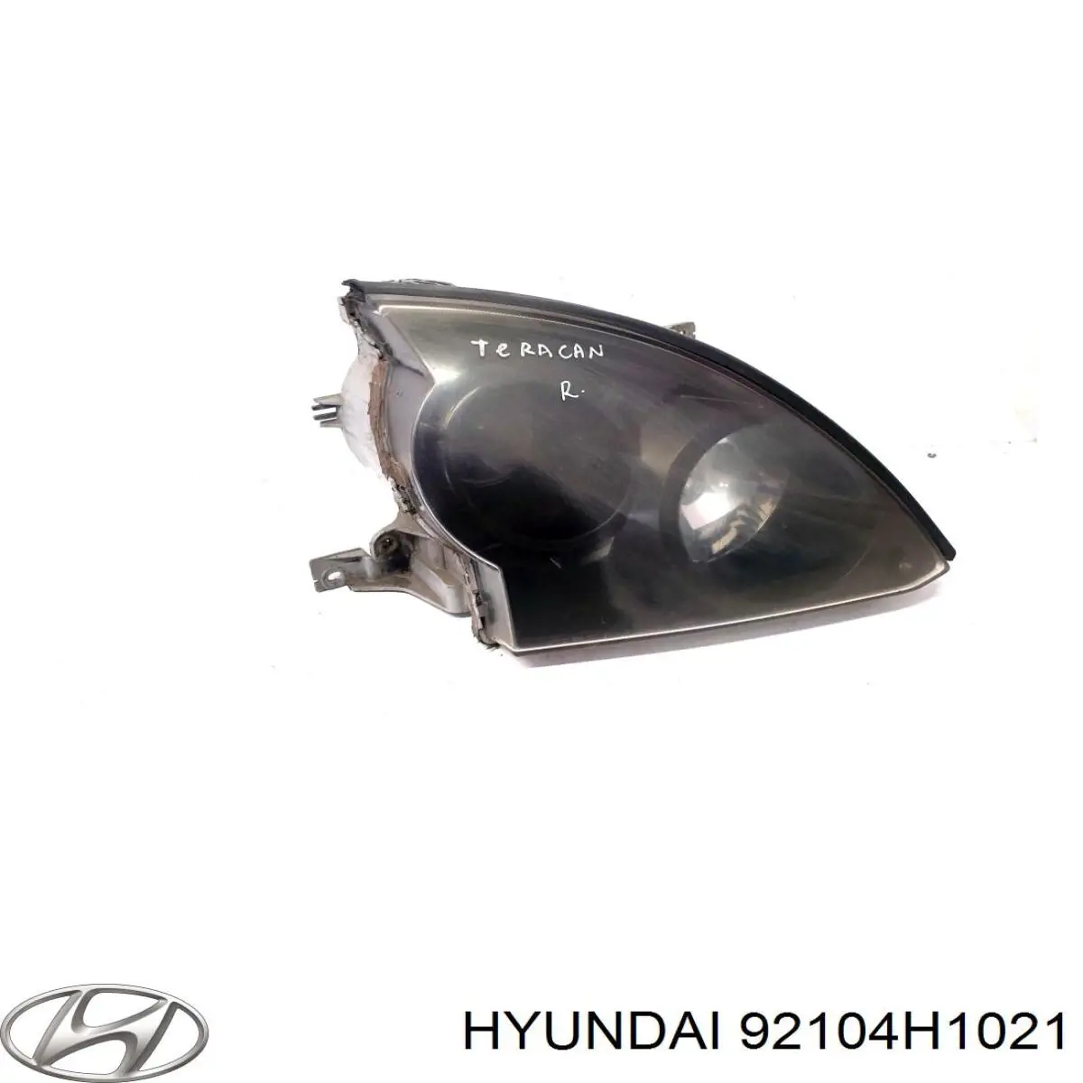 92104H1021 Hyundai/Kia Reflektor prawy