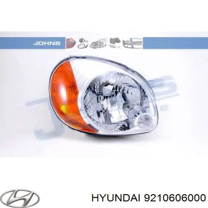 Do koszyka 9210606000 Hyundai/Kia Reflektor prawy
