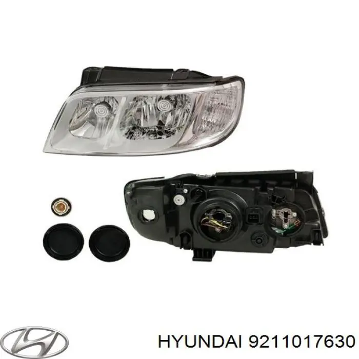 Do koszyka 9211017630 Hyundai/Kia Reflektor lewy