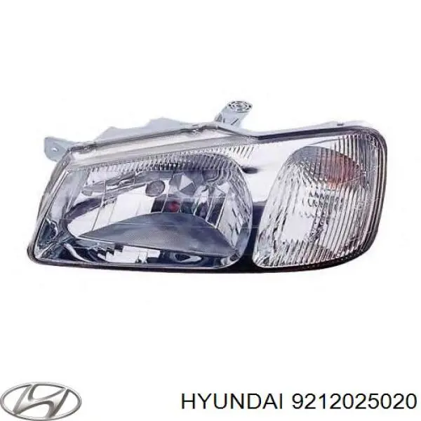 Reflektor prawy Hyundai/Kia 9212025020 cena, od 74,91 USD