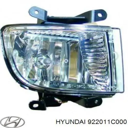 Lampa przeciwmgielna lewa Hyundai/Kia 922011C000 cena, od 44,27 USD