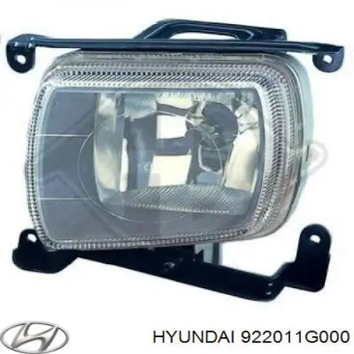 922011G000 Hyundai/Kia Lampa przeciwmgielna lewa
