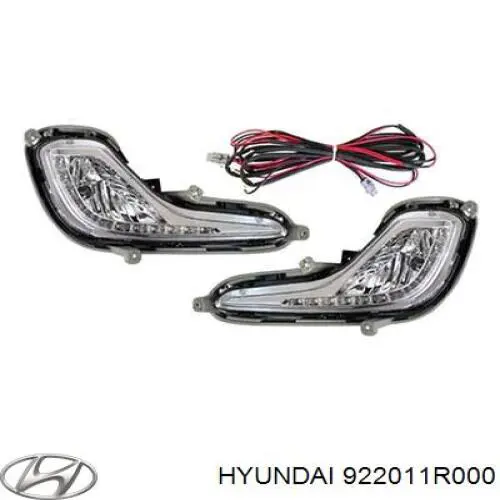 Lampa przeciwmgielna lewa Hyundai/Kia 922011R000 cena, od 43,39 USD
