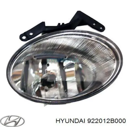 Do koszyka 922012B000 Hyundai/Kia Lampa przeciwmgielna lewa