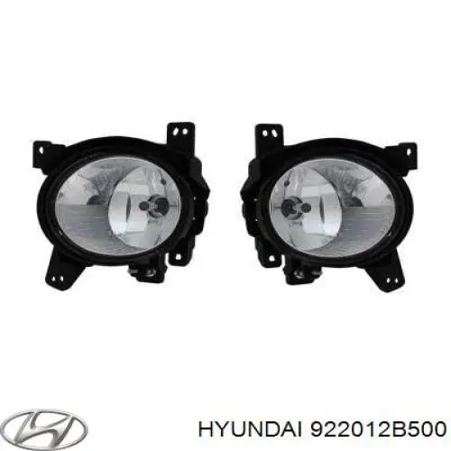 Lampa przeciwmgielna lewa Hyundai/Kia 922012B500 cena, od 26,82 USD