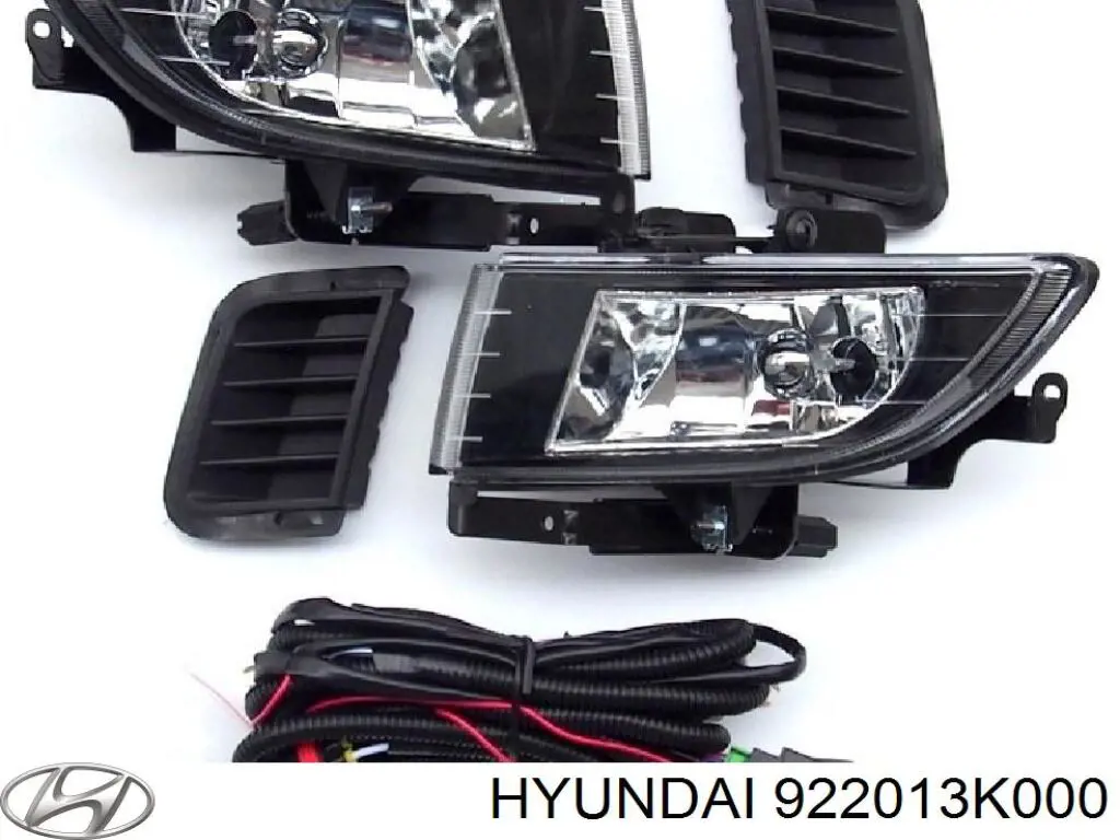 Lampa przeciwmgielna lewa Hyundai/Kia 922013K000 cena, od 47,67 USD