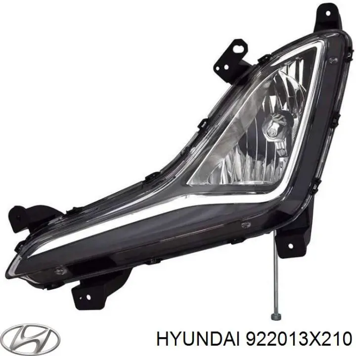Lampa przeciwmgielna lewa Hyundai/Kia 922013X210 cena, od 52,60 USD