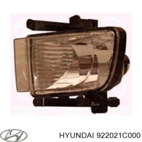 Lampa przeciwmgielna prawa Hyundai/Kia 922021C000 cena, od 44,27 USD