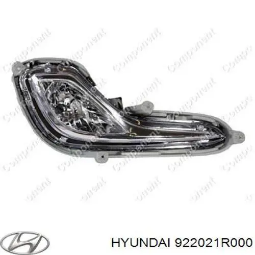 Lampa przeciwmgielna prawa Hyundai/Kia 922021R000 cena, od 38,92 USD