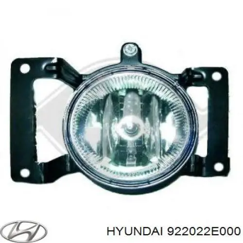 Do koszyka 922022E000 Hyundai/Kia Lampa przeciwmgielna prawa