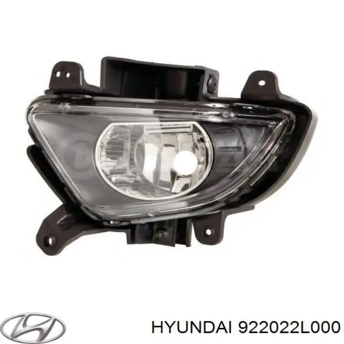 Lampa przeciwmgielna prawa Hyundai/Kia 922022L000 cena, od 54,48 USD
