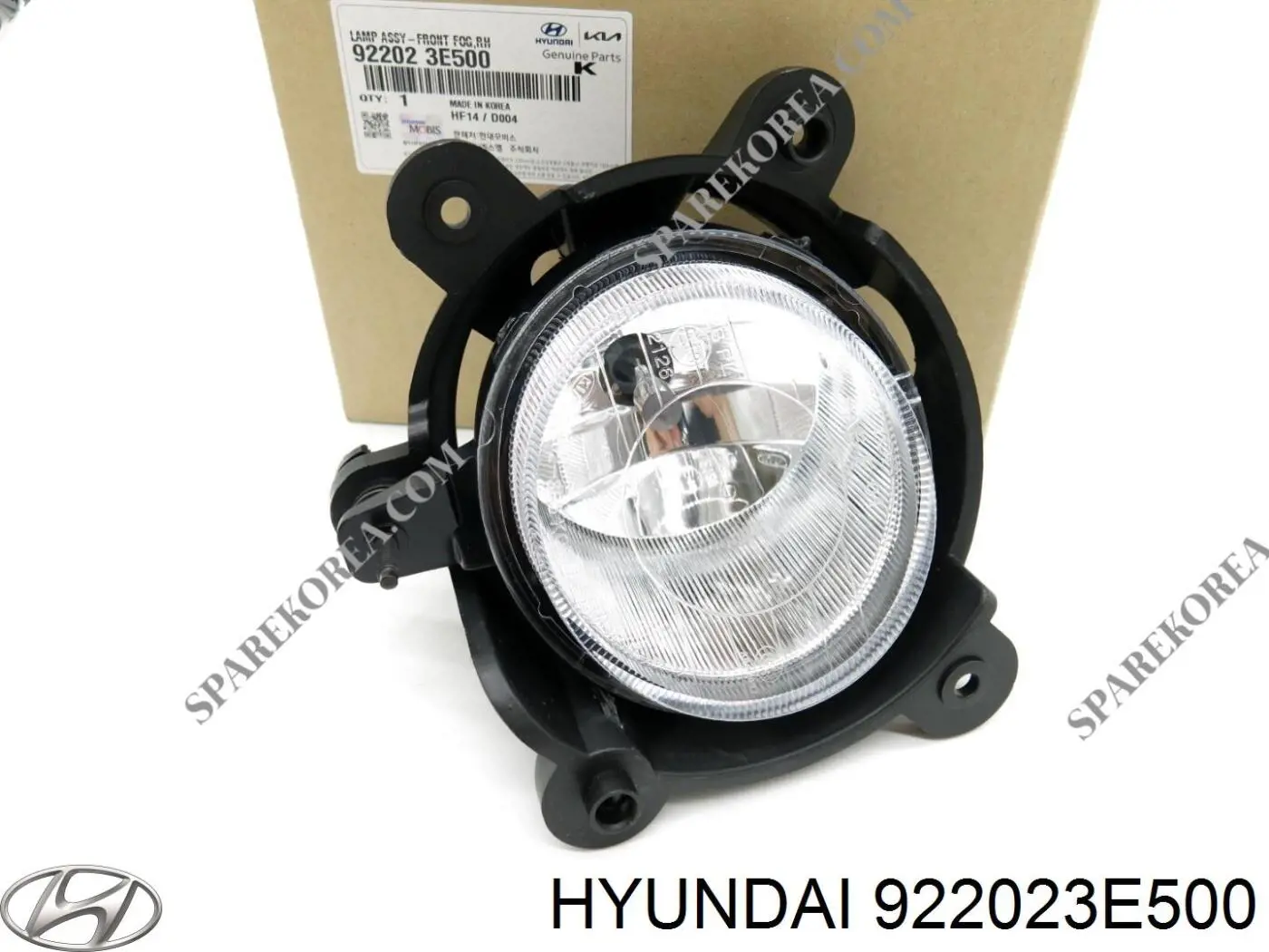 Lampa przeciwmgielna prawa Hyundai/Kia 922023E500 cena, od 56,18 USD
