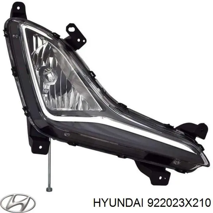 Lampa przeciwmgielna prawa Hyundai Elantra 5 (MD)