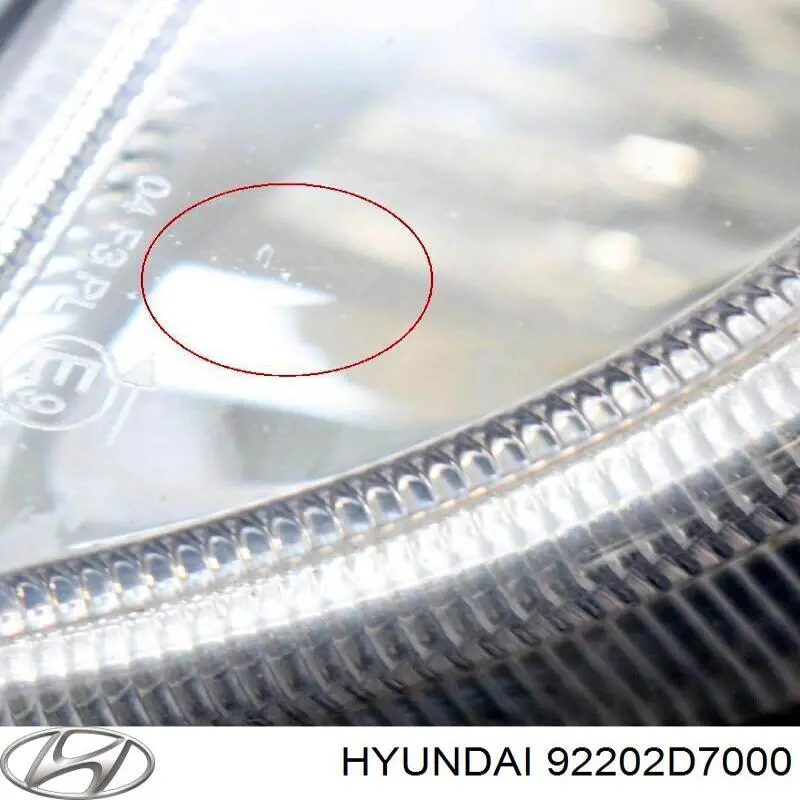 92202D7000 Hyundai/Kia Lampa przeciwmgielna prawa