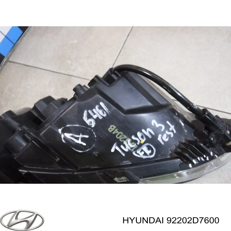92202D7600 Hyundai/Kia Lampa przeciwmgielna prawa