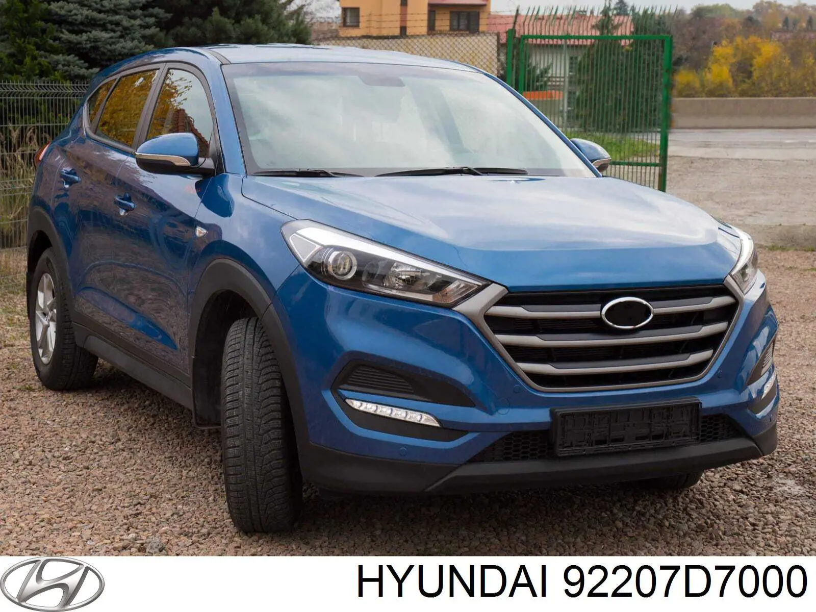 92207D7000 Hyundai/Kia Reflektor do jazdy dziennej lewy