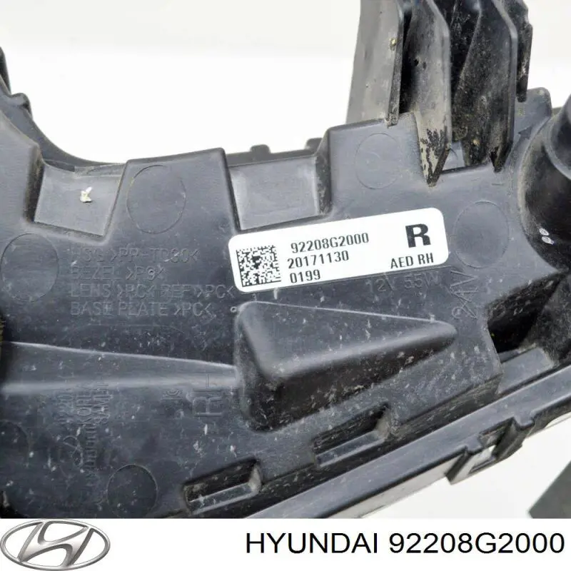 92208G2000 Hyundai/Kia Lampa przeciwmgielna prawa