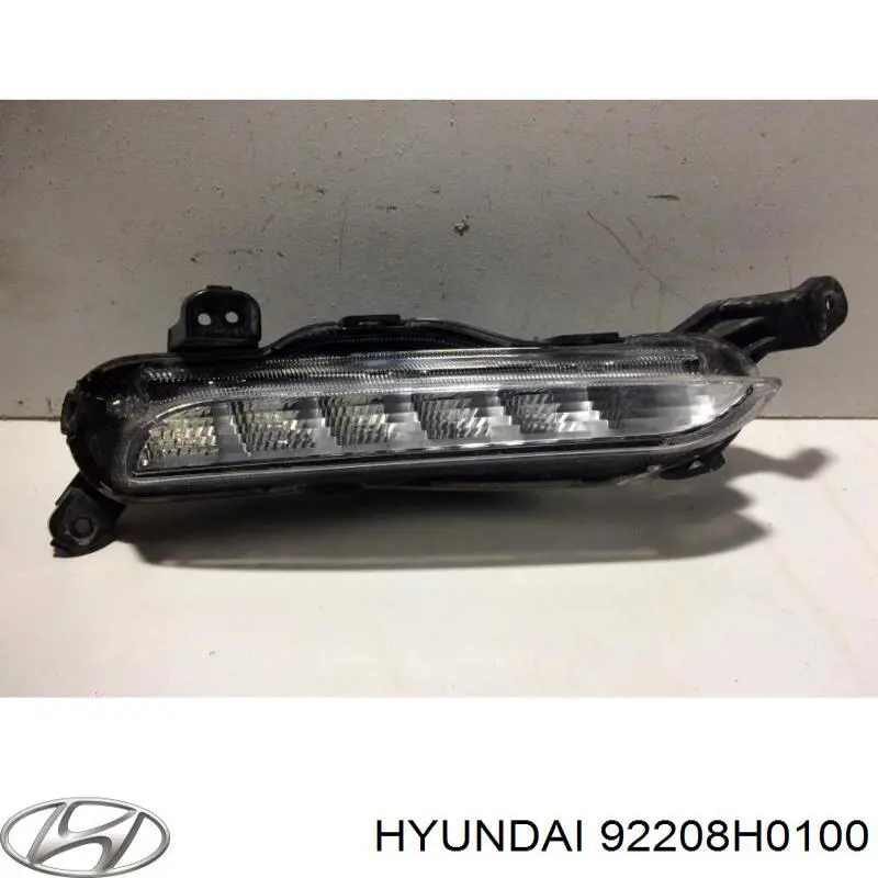 Reflektor do jazdy dziennej prawy Hyundai/Kia 92208H0100 cena, od 218,23 USD