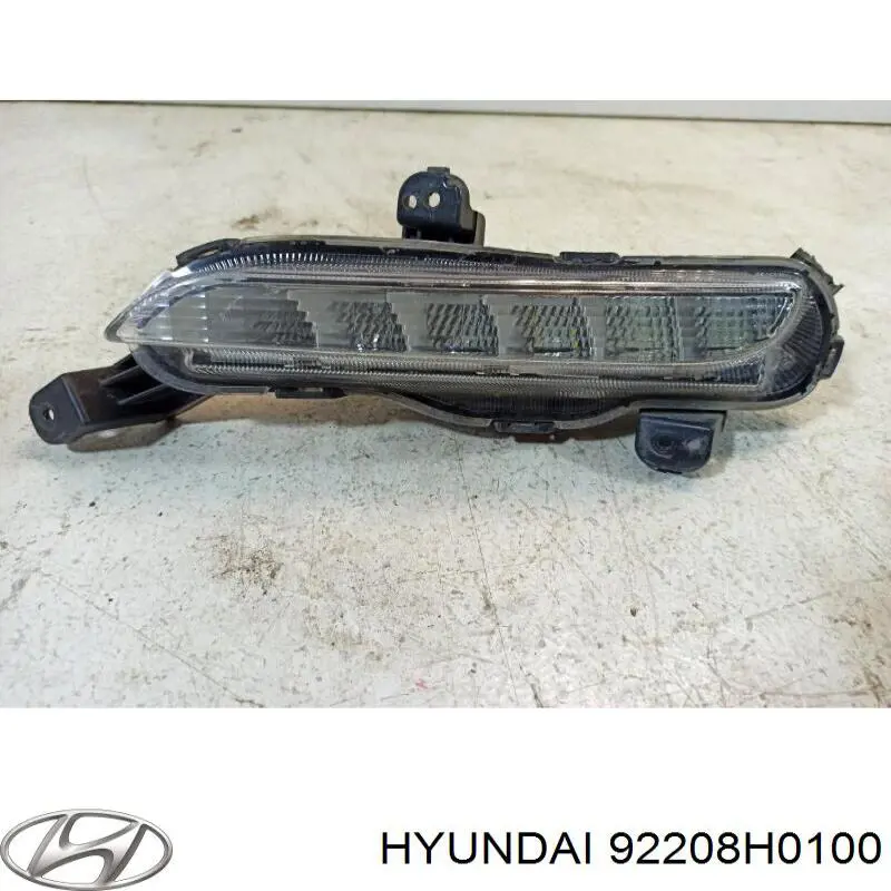 92208H0100 Hyundai/Kia Reflektor do jazdy dziennej prawy