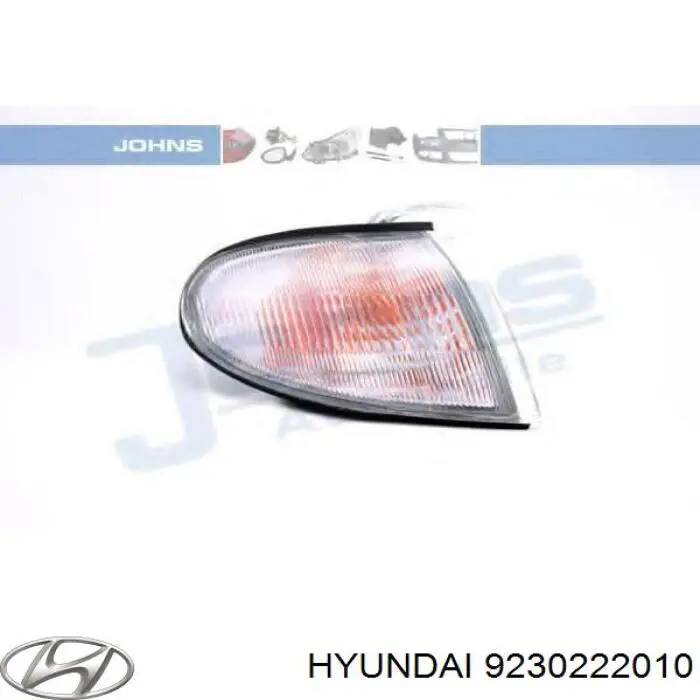 Do koszyka Kierunkowskaz prawy Hyundai Accent I 