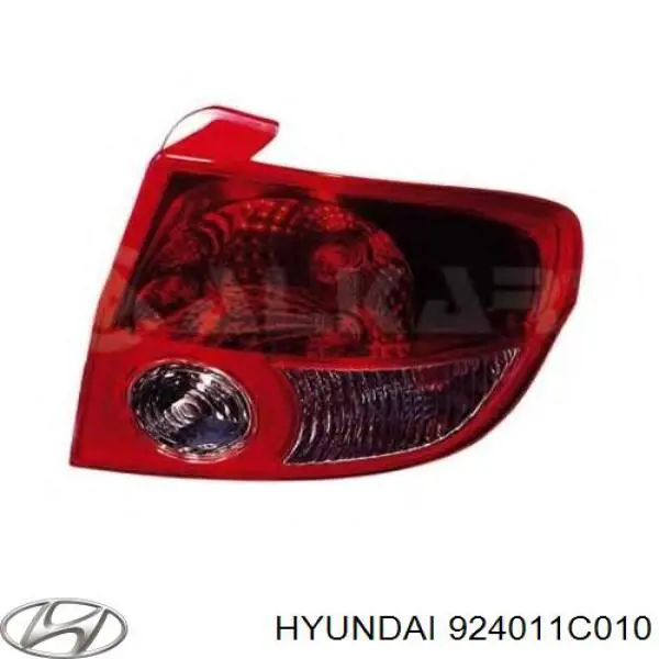 Lampa zespolona tylna lewa Hyundai/Kia 924011C010 cena, od 59,59 USD