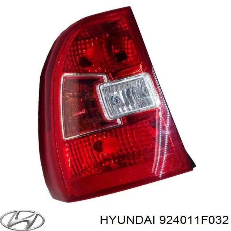 Lampa zespolona tylna lewa Hyundai/Kia 924011F032 cena, od 105,48 USD