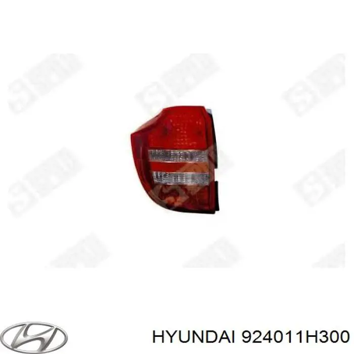 Do koszyka 924011H300 Hyundai/Kia Lampa zespolona tylna lewa