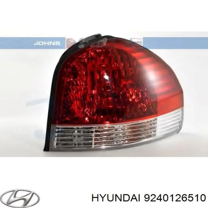 Lampa zespolona tylna lewa Hyundai/Kia 9240126510 cena, od 104,87 USD