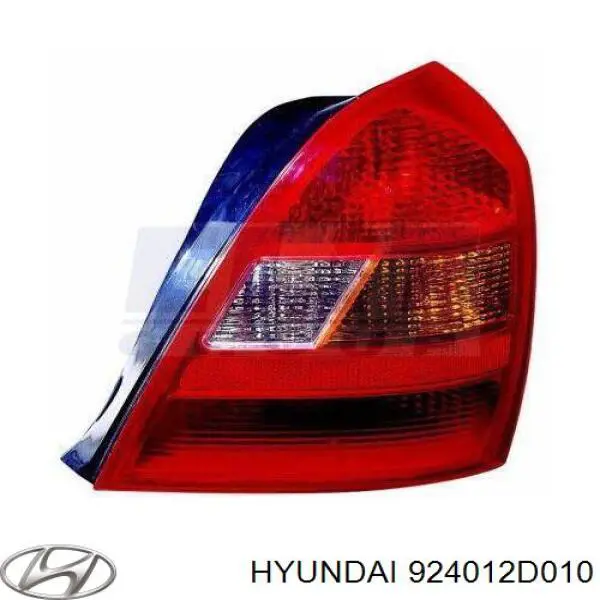 Do koszyka 924012D010 Hyundai/Kia Lampa zespolona tylna lewa
