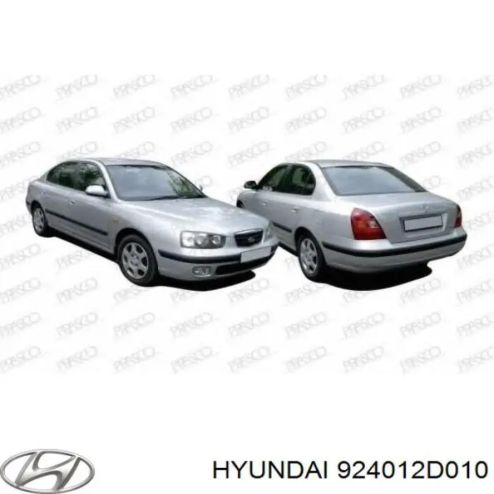 Lampa zespolona tylna lewa Hyundai/Kia 924012D010 cena, od 71,51 USD