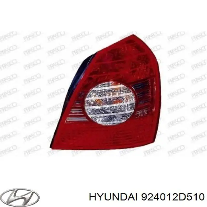 924012D510 Hyundai/Kia Lampa zespolona tylna lewa