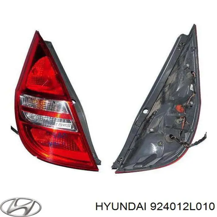Lampa zespolona tylna lewa Hyundai/Kia 924012L010 cena, od 78,32 USD