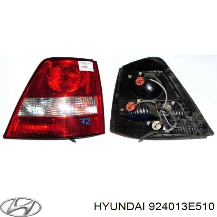 Lampa zespolona tylna lewa KIA Sorento I SUV (JC) (2006 - 2011) cena, od 211,19 USD