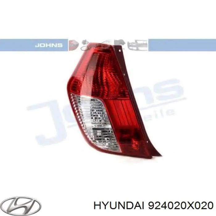 924020X020 Hyundai/Kia lampa zespolona tylna prawa
