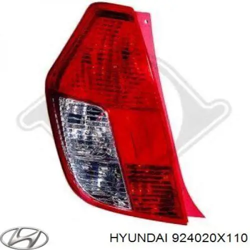 Do koszyka 924020X110 Hyundai/Kia Lampa zespolona tylna prawa