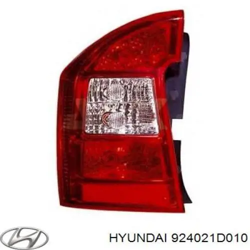 Lampa zespolona tylna prawa Hyundai/Kia 924021D010 cena, od 95,34 USD