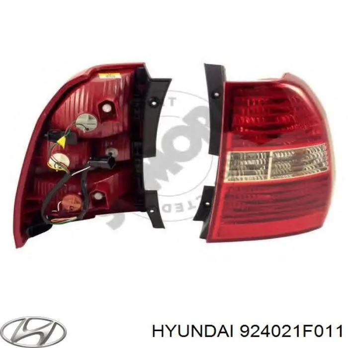 Lampa zespolona tylna prawa Hyundai/Kia 924021F011 cena, od 119,55 USD