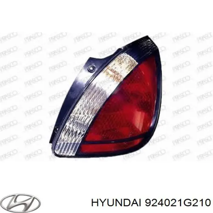  Lampa zespolona tylna prawa KIA Rio 2