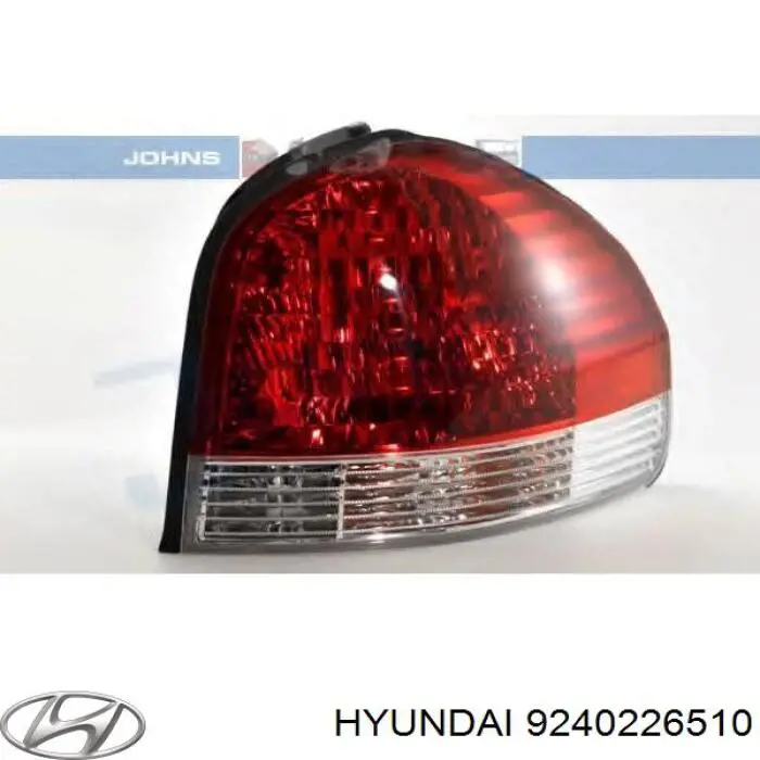 Lampa zespolona tylna prawa Hyundai/Kia 9240226510 cena, od 152,37 USD