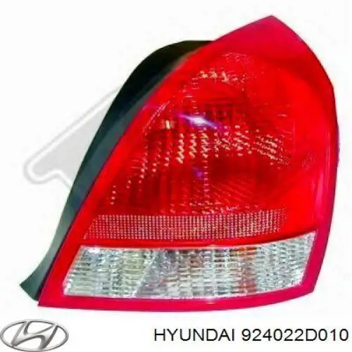 Lampa zespolona tylna prawa Hyundai Elantra III sedana (XD) (2000 - 2006) cena, od 91,57 USD