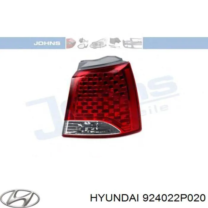 924022P020 Hyundai/Kia Lampa zespolona tylna prawa zewnętrzna